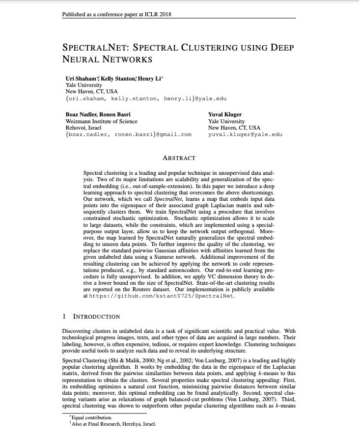 Github Segalon Spectralnet Pytorch Implementation Of Spectralnet In - Light Illustrations - Gorgeous Desktop Collection