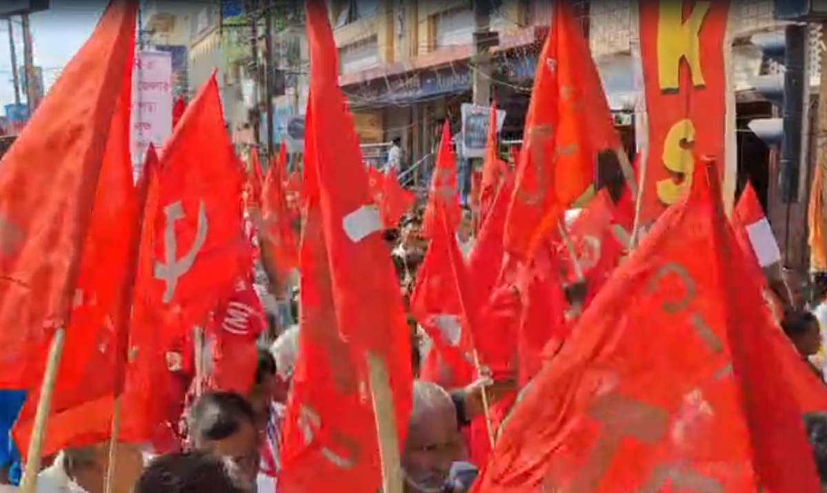 শিলিগুড়িতে বাম শ্রমিক-কৃষক সংগঠনের আন্দোলন ঘিরে উত্তেজনা, জোরদার পুলিশি নিরাপত্তা