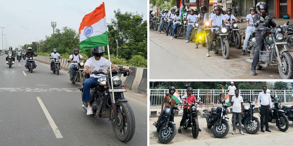 ভারতের 80তম স্বাধীনতা দিবস উদযাপনের জন্য 2,000 জাওয়া, ইয়েজদি এবং বিএসএ রাইডার একত্রিত হলেন