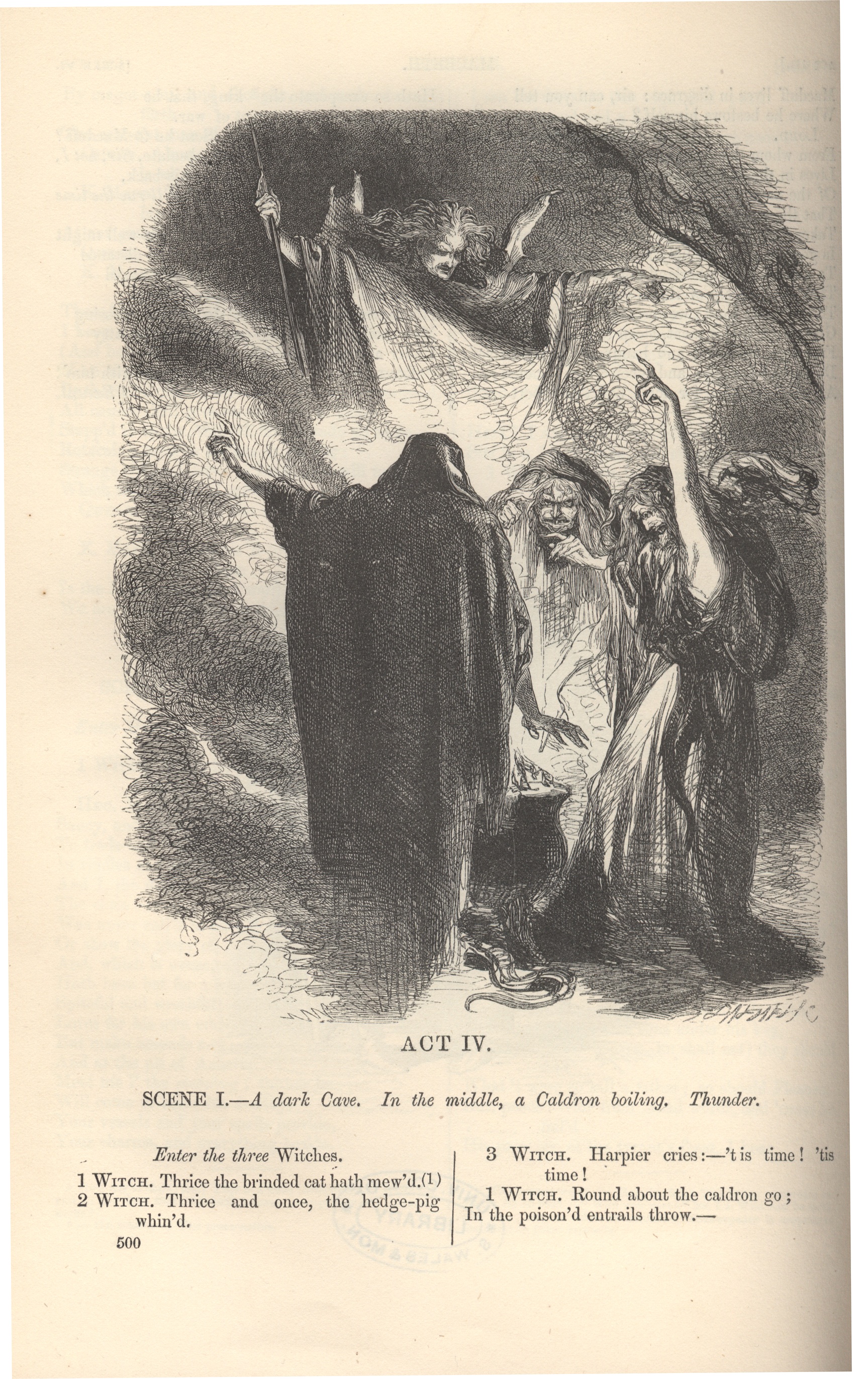 Macbeth Act IV Header Victorian Illustrated Shakespeare Archive