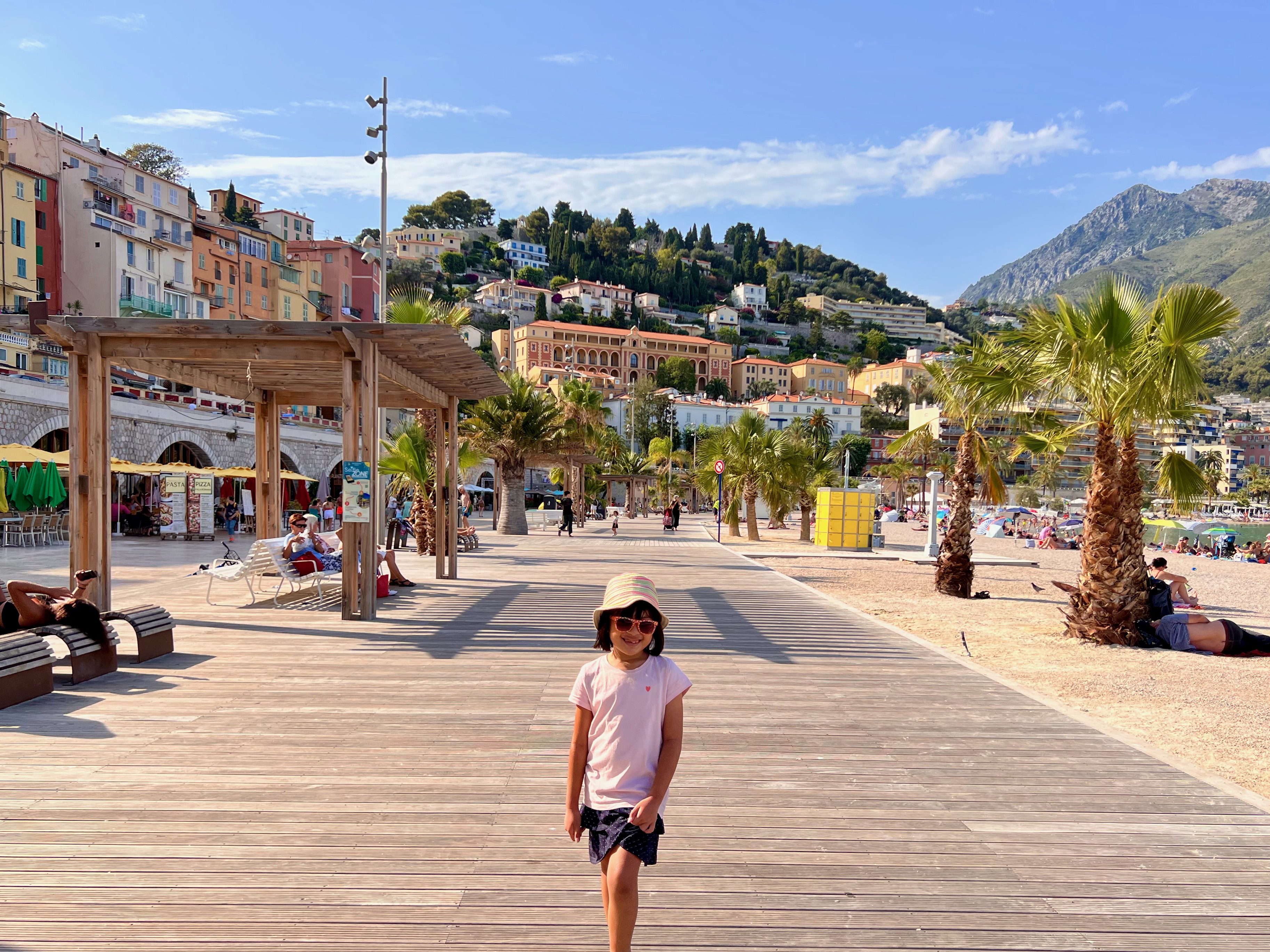 Menton, a charming seaside town by Italian border