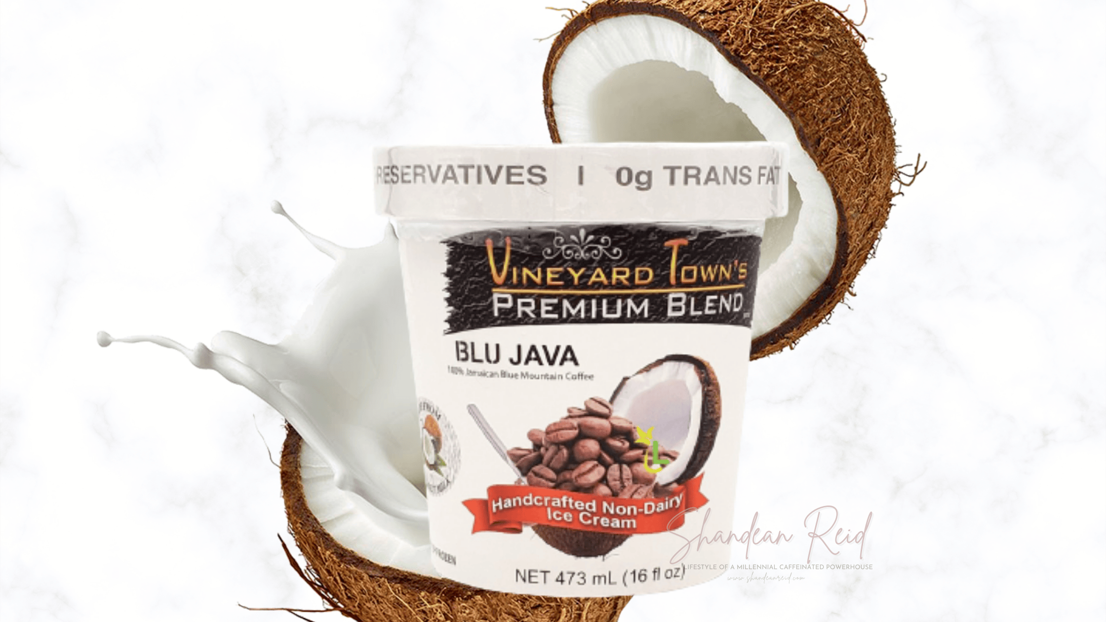 Vegan Ice Cream, Vineyard Town Premium Blend - The Caffeinated Millennial