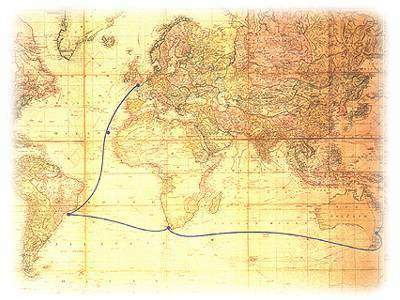 Ellen Wainwright The Stone Family In Australia Large First Fleet Map 