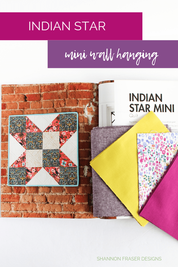 Indian Star found in Quilt Big Book by Jemima Flendt | Quilt Big Blog Hop | Shannon Fraser Designs