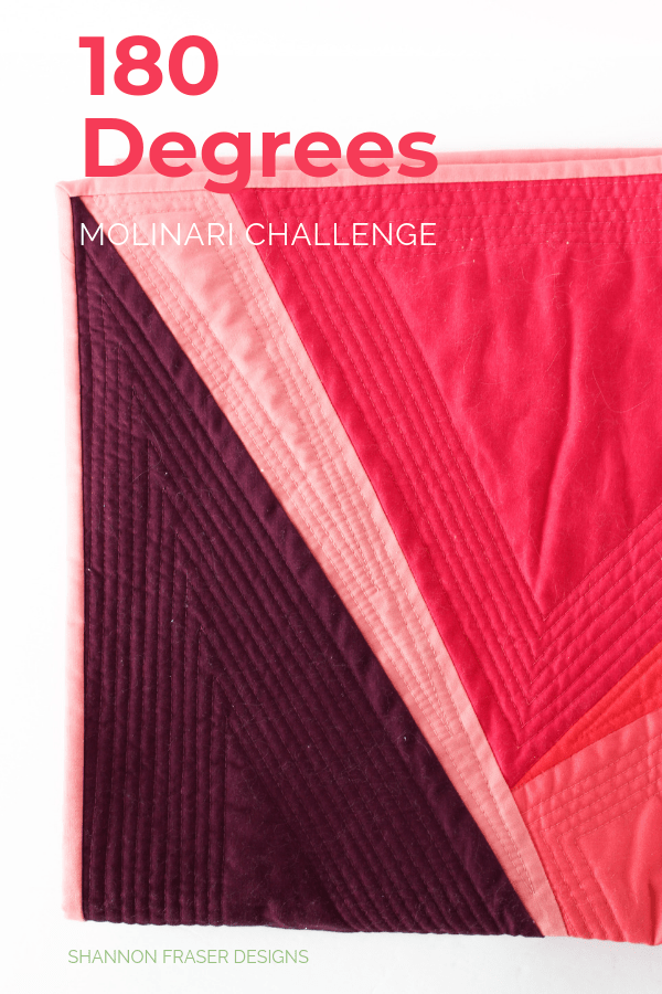 180-Degrees Quilt | Q4 Finish-a-Long Proposed Projects | Shannon Fraser Designs #modernquilt