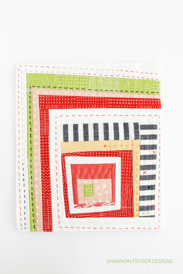 Sew Mojo Mini | Q4 Finish-a-Long Projects | Shannon Fraser Designs #modernmini #wallart #fiberart