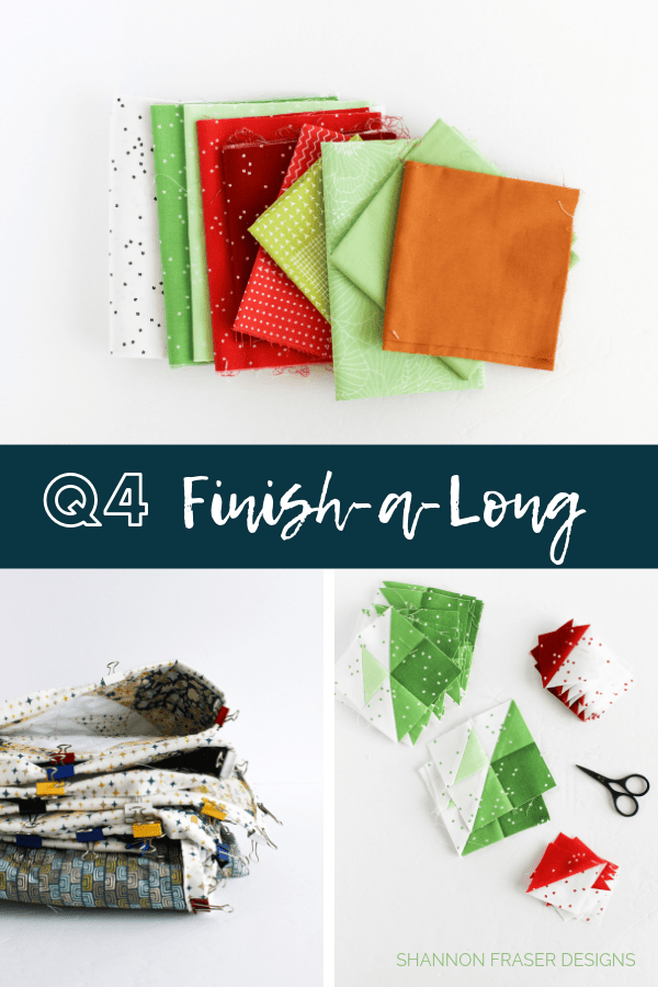 Q4 Finish-a-Long List of Projects | Shannon Fraser Designs #wip #quilting #modernquilter