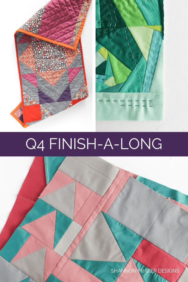 Q4 2019 Finish-a-Long List of Projects | Shannon Fraser Designs #workinprogress #quilts