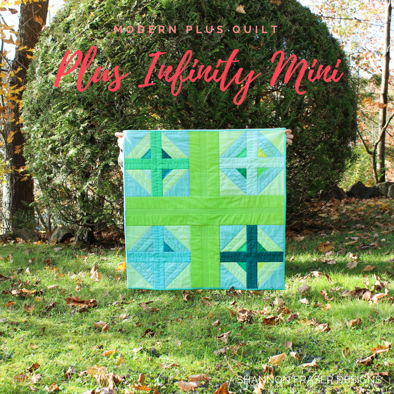 Plus Infinity Mini Quilt – Quick & Easy Weekend Quilt Project