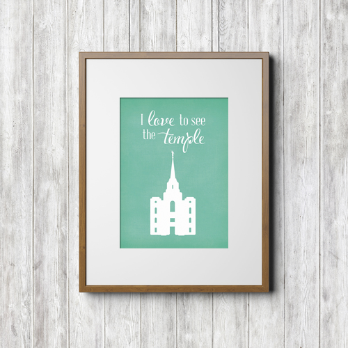 Blank picture on the wall. wooden frame.