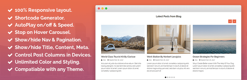 It can display similar posts as . 10 Best Post Carousel Slider Plugins For Wordpress In 2021