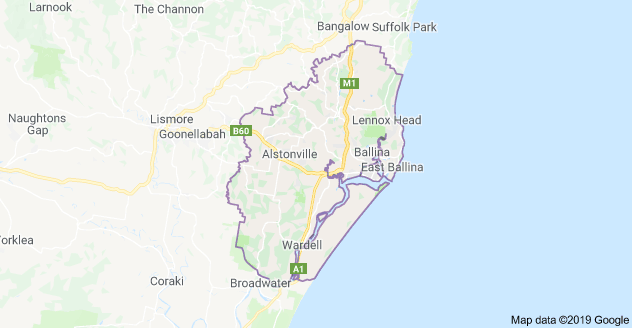 Find Us Shaping Outcomes Ballina Shire Map 