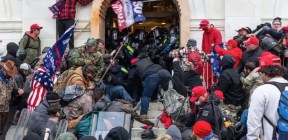 Violent people attack the United States Capitol
