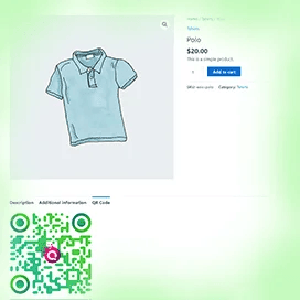 Product QR code