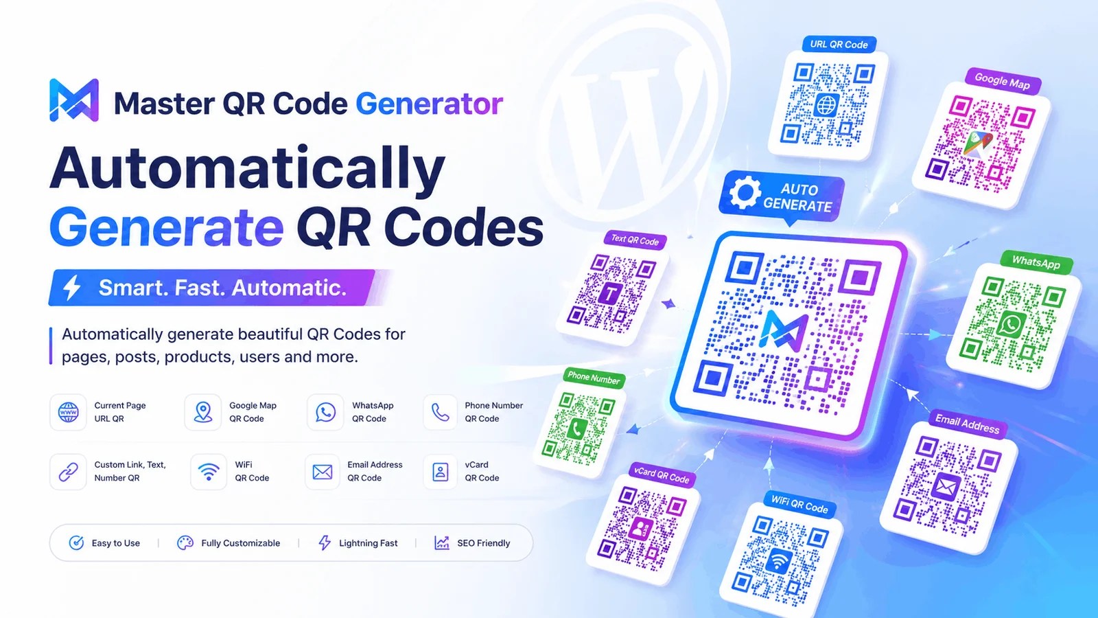 Master QR Code Generator for WordPress