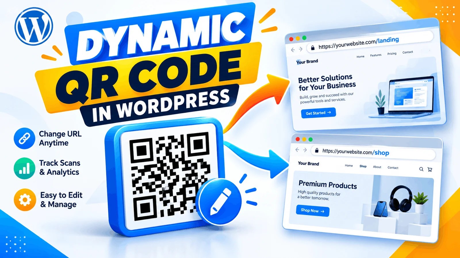 Dynamic QR Code in WordPress