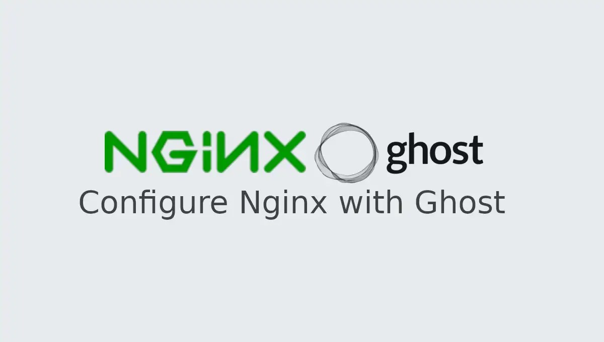Configure Nginx Ghost