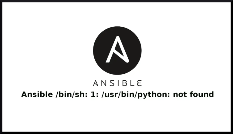 Ansible python not found