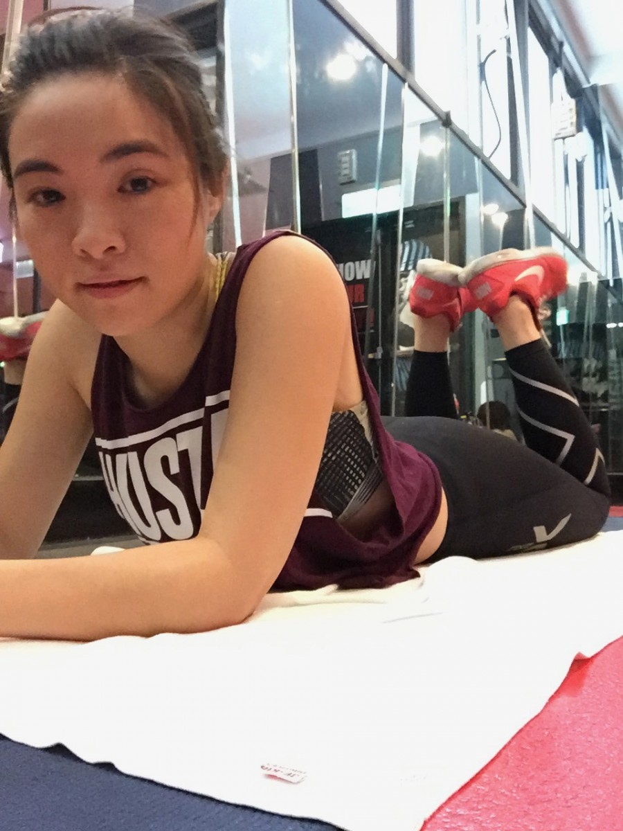 就算再忙也要運動，是映廷紓壓的方式