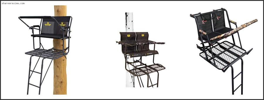 Top 10 Best 2 Man Ladder Stand Reviews & Buying Guide In 2022 Best 2 Man Ladder Stand