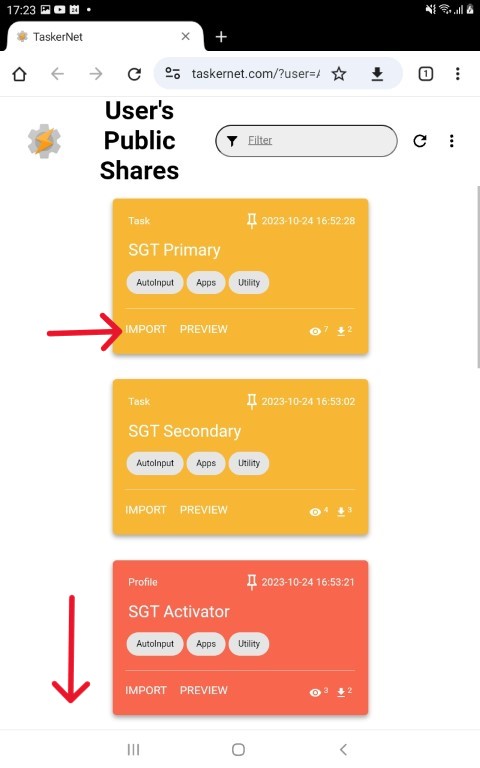 Tasker Setup Shared Game Timer - Gorgeous Light Design - HD