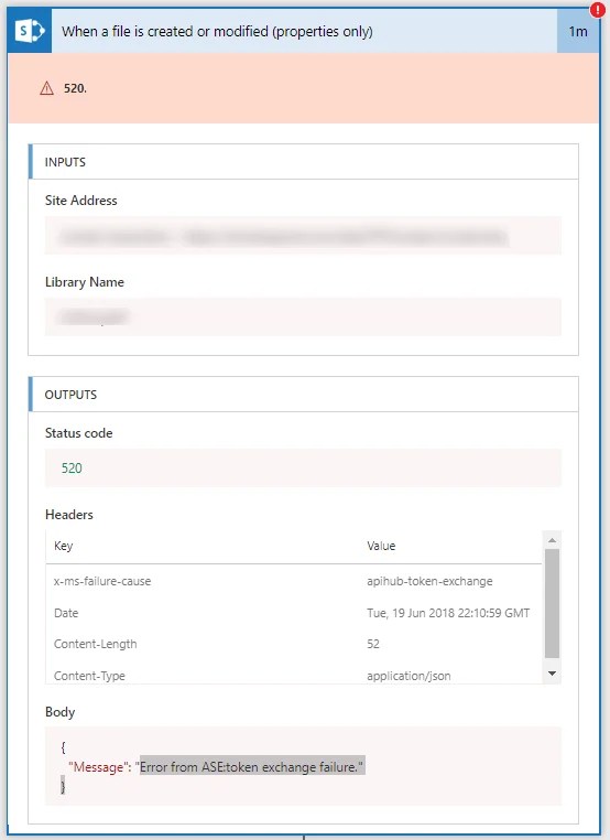 Microsoft Flow - Handle trigger failures