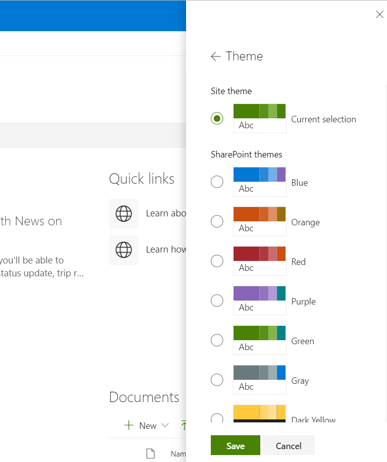 Picture of SharePoint Online - Custom branding for modern sites