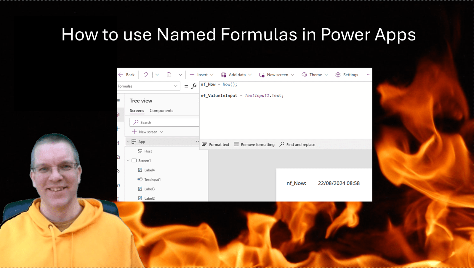 How to use Named Formulas in Power Apps