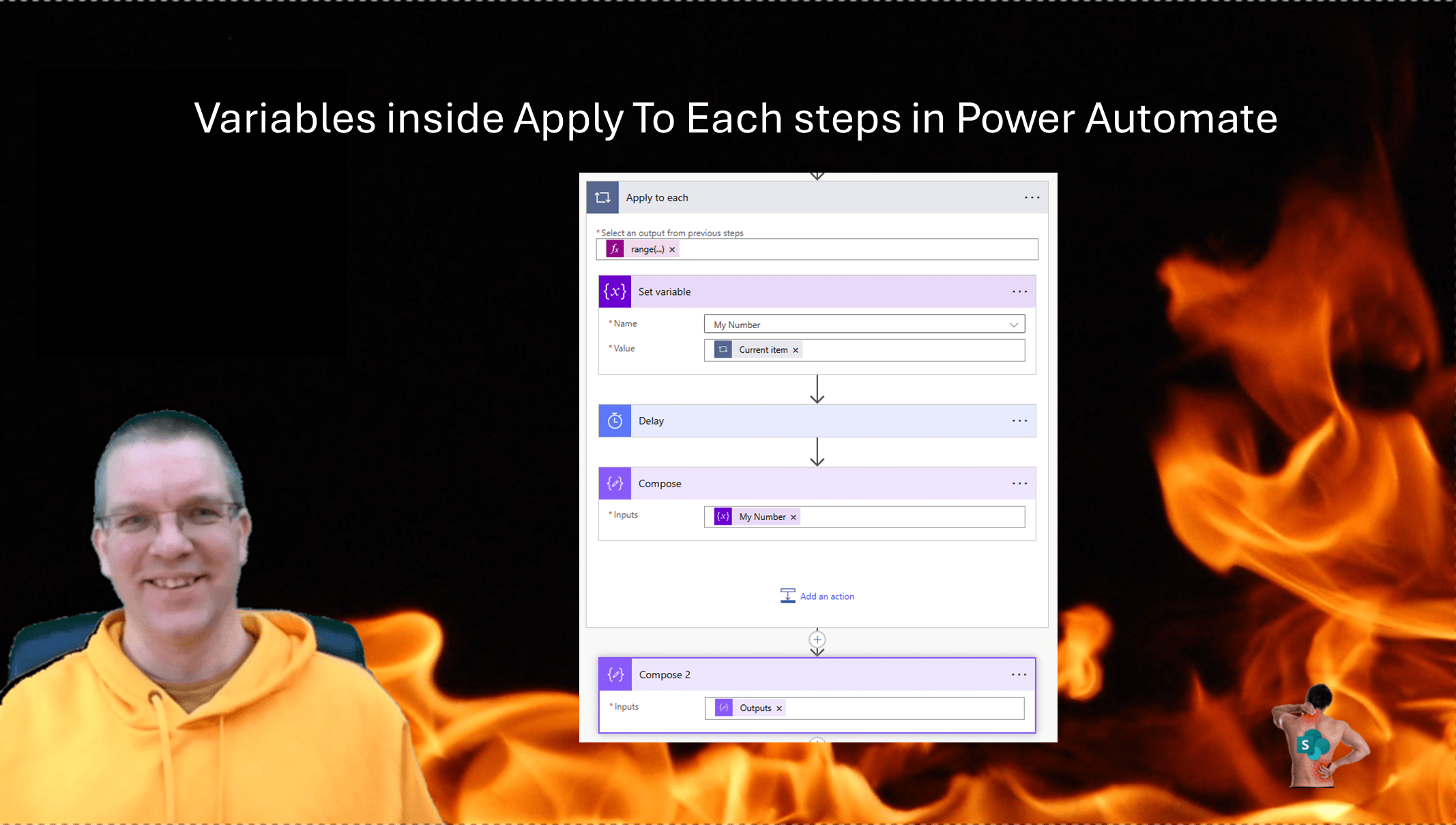 Variables inside Apply To Each steps in Power Automate