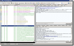 A Fiddler trace of the first request for the dynamite article page