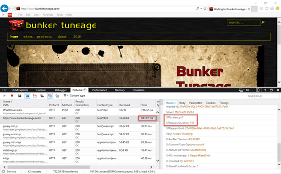 Bunker Tuneage Page Profile