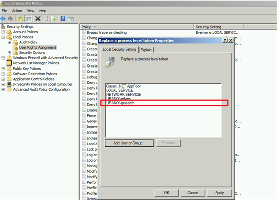 Replace Process Level Token Properties
