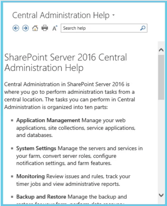 central-admin-help