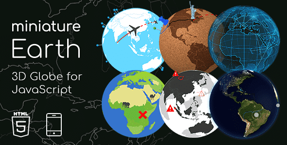 Miniature Earth | 3D Globe for JavaScript Miniature Earth | 3D Globe for JavaScript