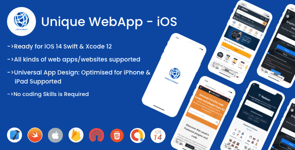 Unique WebView For iOS - WebView URL/HTML to iOS app Unique WebView For iOS - WebView URL/HTML to iOS app
