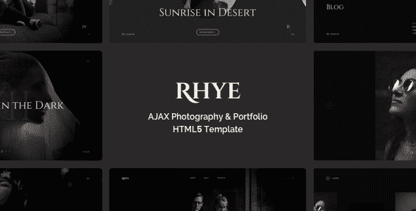 Rhye – AJAX Portfolio HTML5 Template