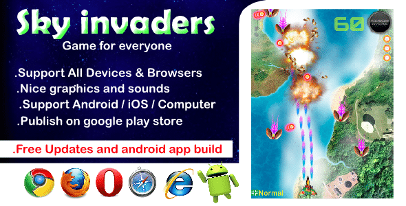 Sky Invaders HTML5 Game Sky Invaders HTML5 Game