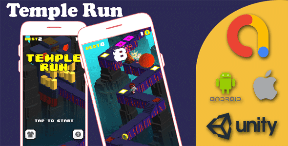 Temple Runner Game - iOS & Android Game - Unity Game Project Temple Runner Game - iOS & Android Game - Unity Game Project