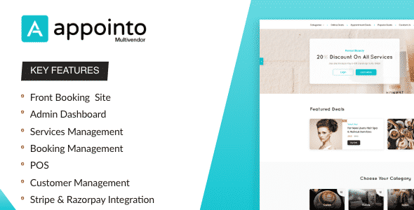 Appointo Multi Vendor - Booking Management System Appointo Multi Vendor - Booking Management System