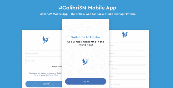 ColibriSM Mobile App - Android & iOS ColibriSM Mobile App - Android & iOS