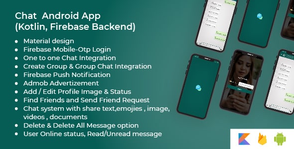 Firebase Chat Android App Using Kotlin Firebase Chat Android App Using Kotlin