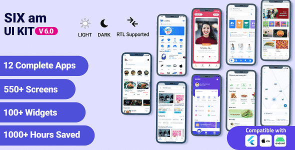 6amKit - Flutter UI Kit 6amKit - Flutter UI Kit