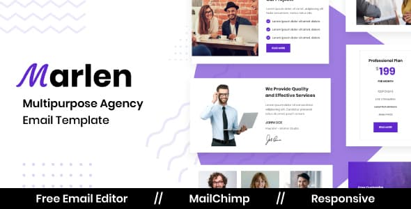 Marlen Agency - Multipurpose Responsive Email Template