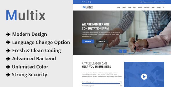 Multix - Multipurpose Website CMS with Codeigniter Multix - Multipurpose Website CMS with Codeigniter