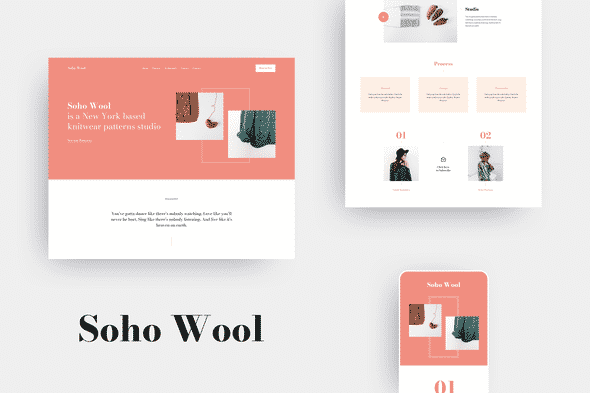 SohoWool - Handmade Craft Patterns Elementor Template Kit SohoWool - Handmade Craft Patterns Elementor Template Kit