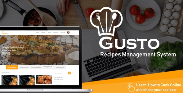 Gusto - Recipes Management System Gusto - Recipes Management System