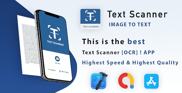 Image to Text - OCR Scanner iOS App Source Code Image to Text - OCR Scanner iOS App Source Code