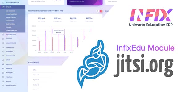Jitsi Meet - InfixEdu Module Jitsi Meet - InfixEdu Module