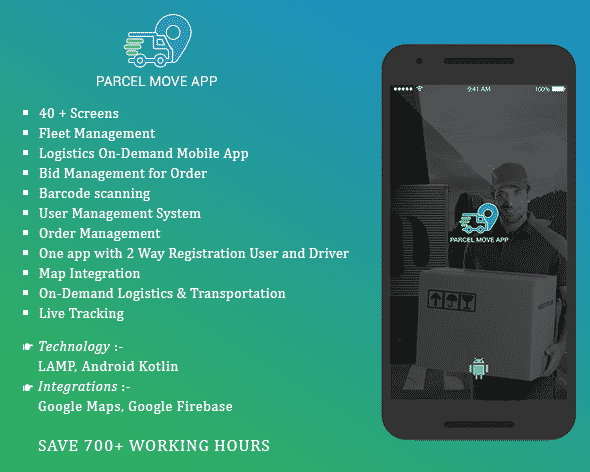 Parcel Move Full Application for Android Parcel Move Full Application for Android
