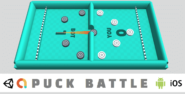 Puck Battle - Complete Unity Game For Android & iOS Puck Battle - Complete Unity Game For Android & iOS
